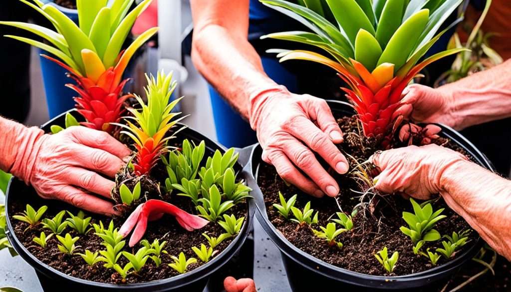 Bromelien vermehren