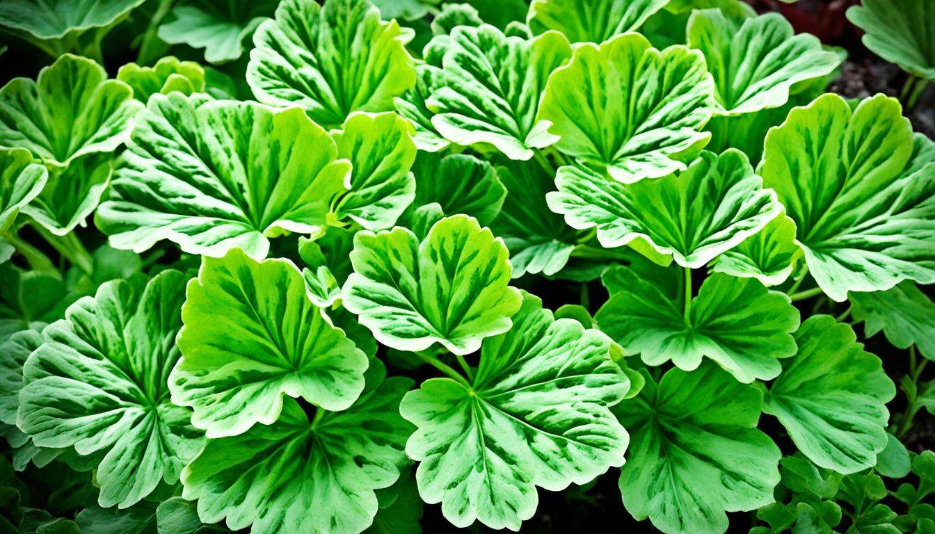 Duftblattpelargonie: Duftblat