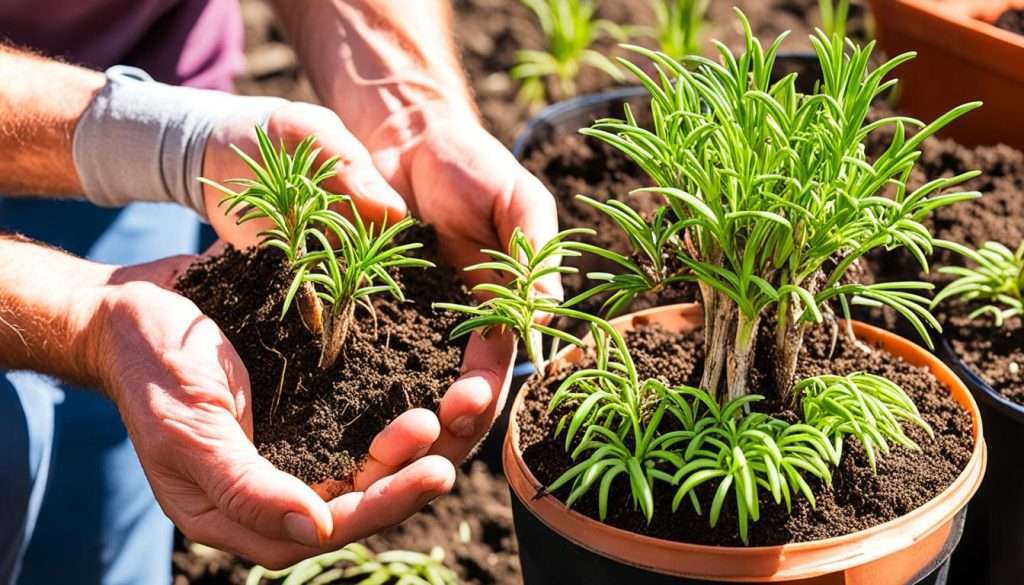 Beaucarnea recurvata Vermehrung und Umtopfen