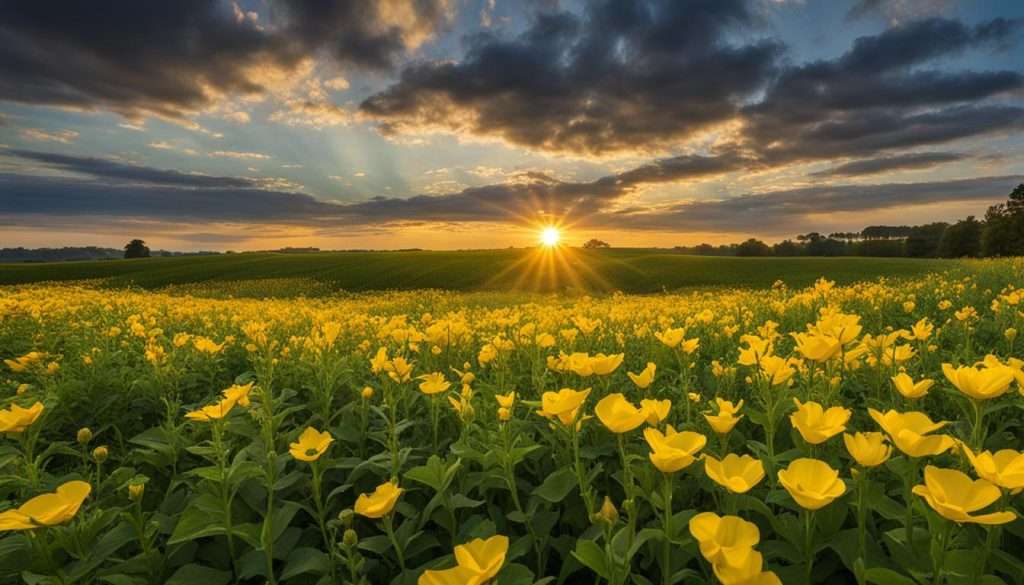 Gilbweiderich Blüten