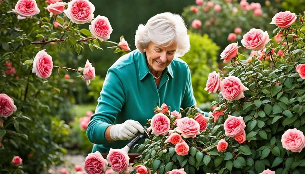 Schneiden von Edelrosen